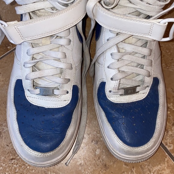 Nike air White hightops men blue - Picture 2 of 4